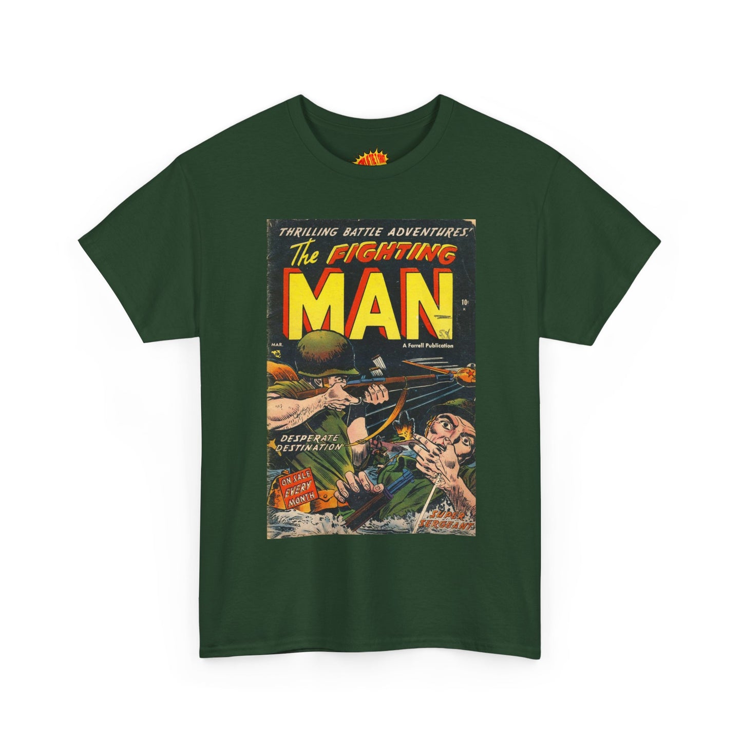 The Fighting Man March Comic Tee Shirt *Multiple Colors*