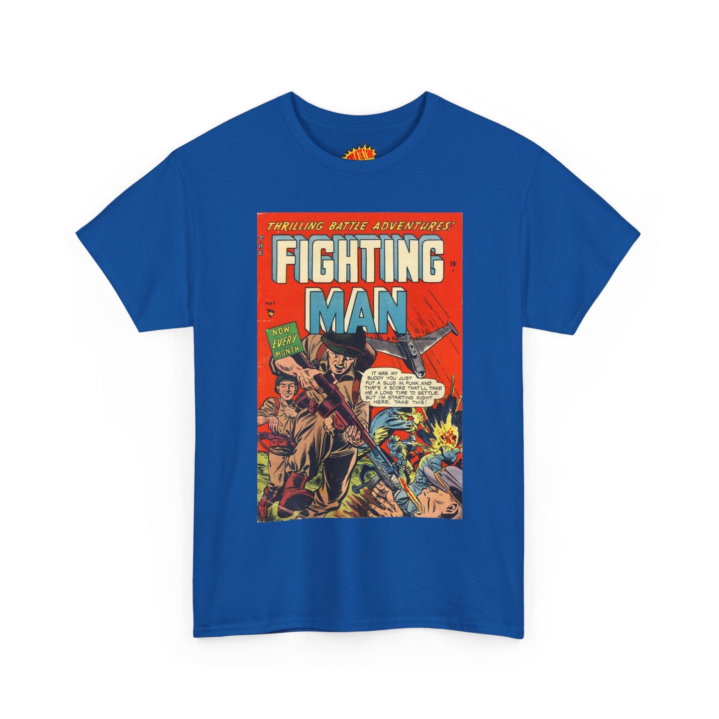 The Fighting Man May Comic Tee Shirt *Multiple Colors*