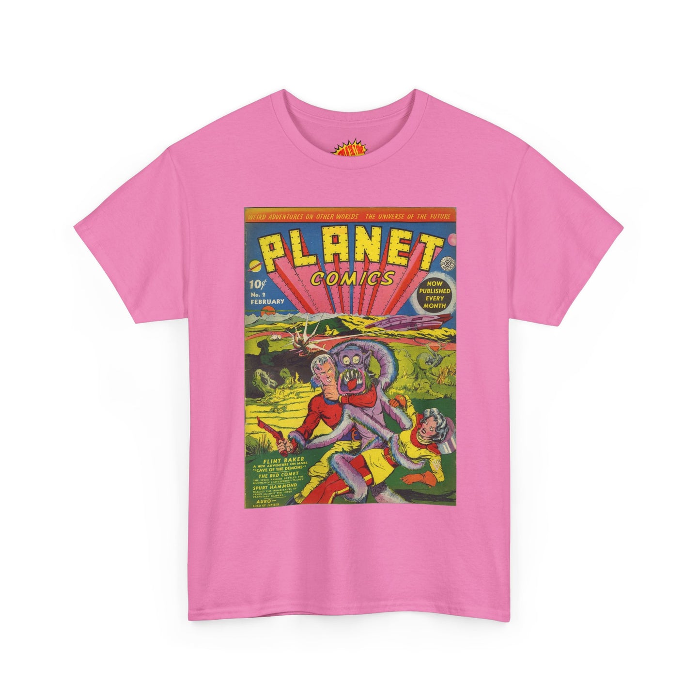 Planet Comics #2 - Heavy Cotton Tee *Light Colors*