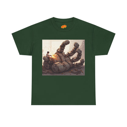 Anime Welder w/Giant Robot Hand T-Shirt