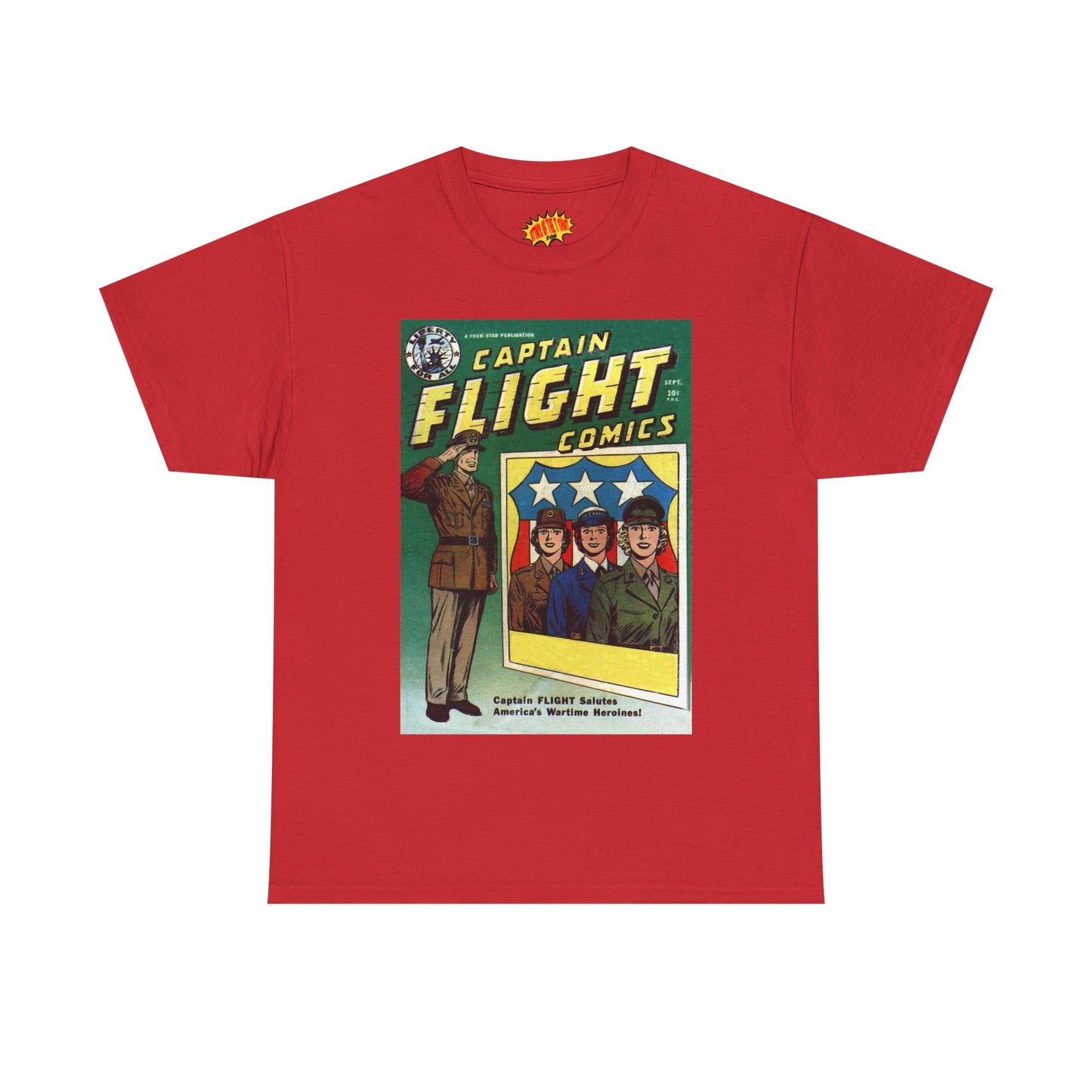 Captain Flight September Comic Tee Shirt *Multiple Colors*