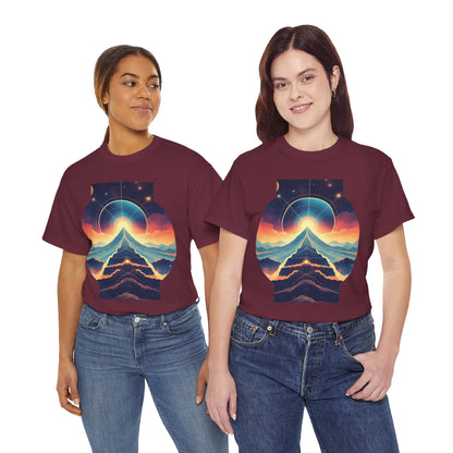 Cosmic Stairway Galaxy Graphic Art Tee Shirt