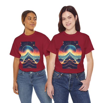 Cosmic Stairway Galaxy Graphic Art Tee Shirt