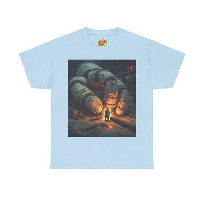 Anime Factory Welder w/Giant Robot Mech Hand T-Shirt