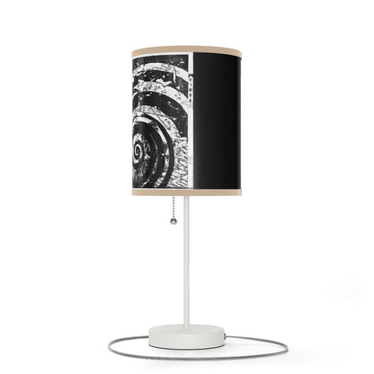 Destruction by Hokusai Japanese Woodcut Lamp