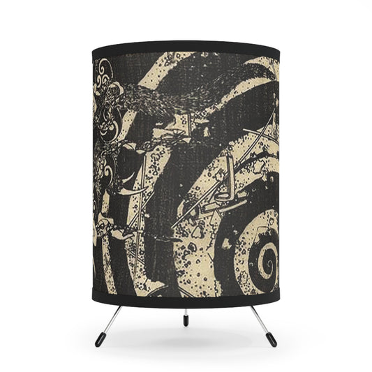 Destruction by Hokusai Japanese Art Lamp
