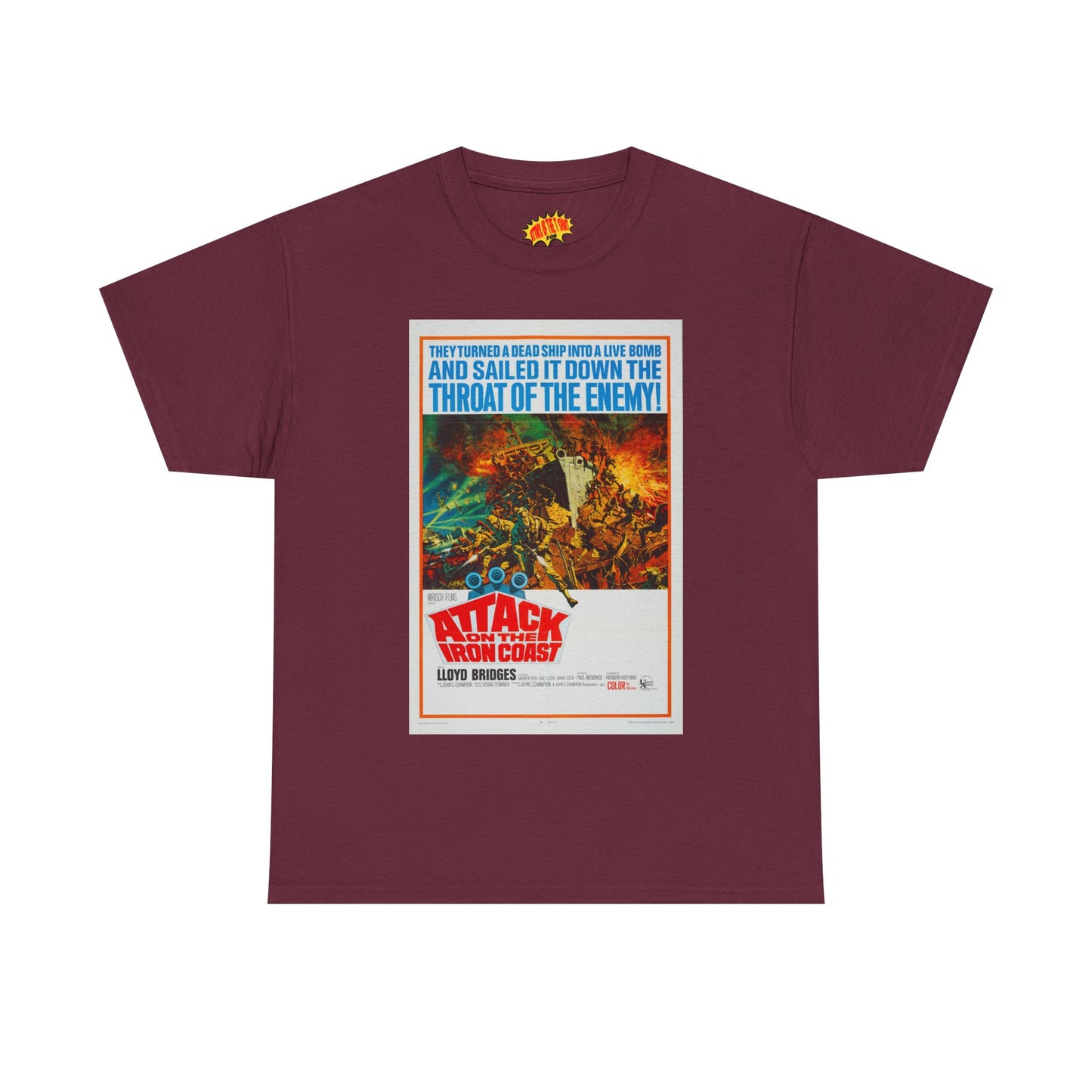 Attack on the Iron Coast Movie Poster T-Shirt *Multiple Colors*