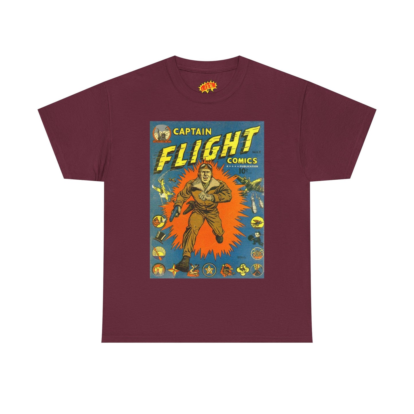 Captain Flight May Comic Tee Shirt *Multiple Colors*