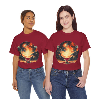 Moonscape w/Clouds Graphic Tee Shirt