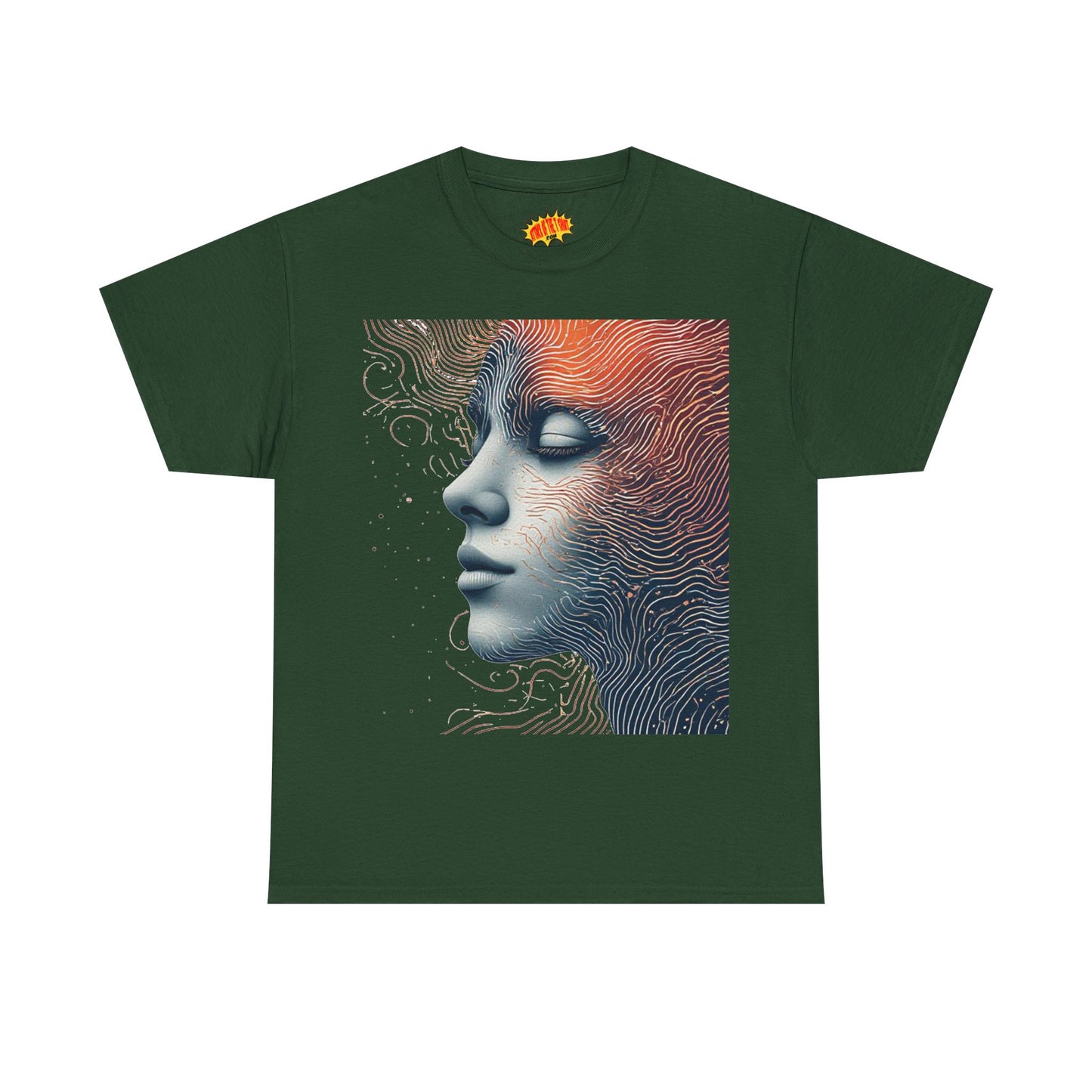 Graphic Art Face Tee Shirt *Multiple Colors*