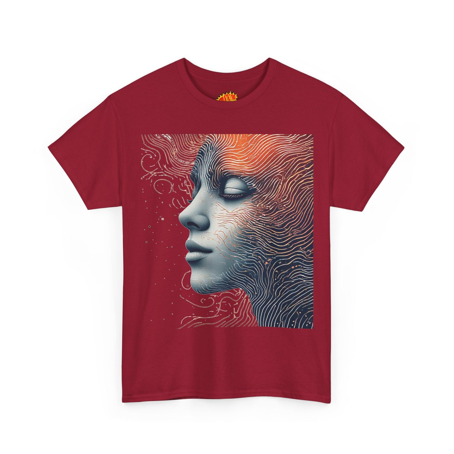 Graphic Art Face Tee Shirt *Multiple Colors*
