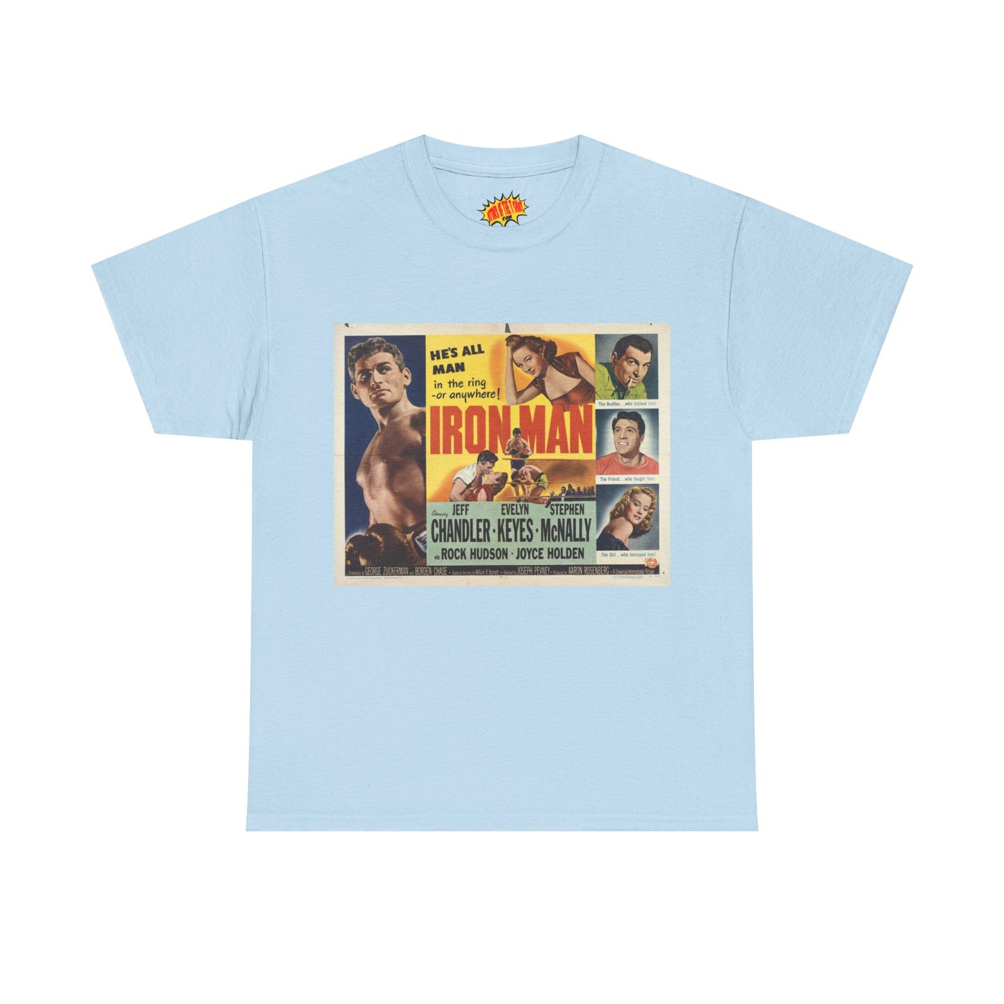 The Iron Man Movie Poster T-Shirt *Multiple Colors*
