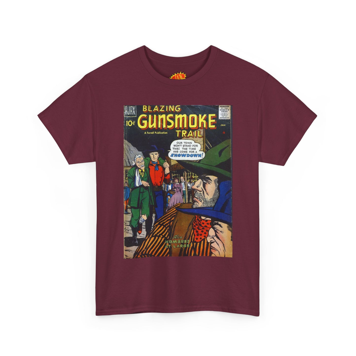 Gunsmoke Trail January Comic Tee Shirt *Multiple Colors*