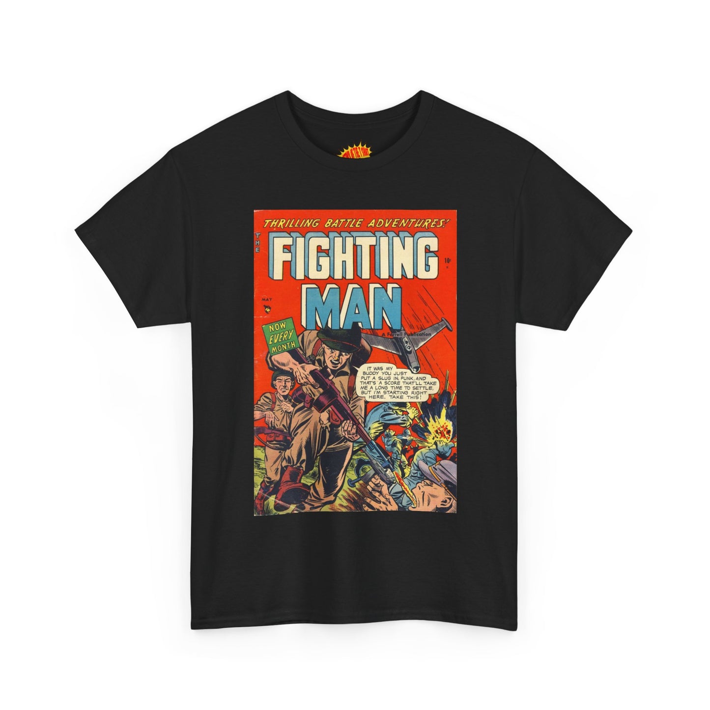 The Fighting Man May Comic Tee Shirt *Multiple Colors*