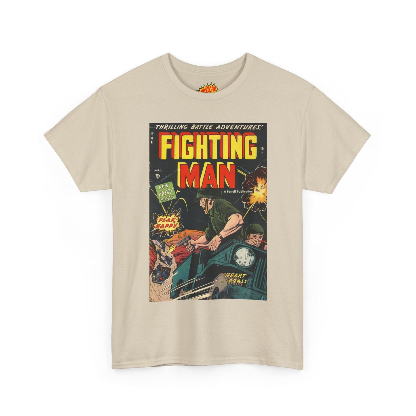 The Fighting Man April Comic Tee Shirt *Multiple Colors*