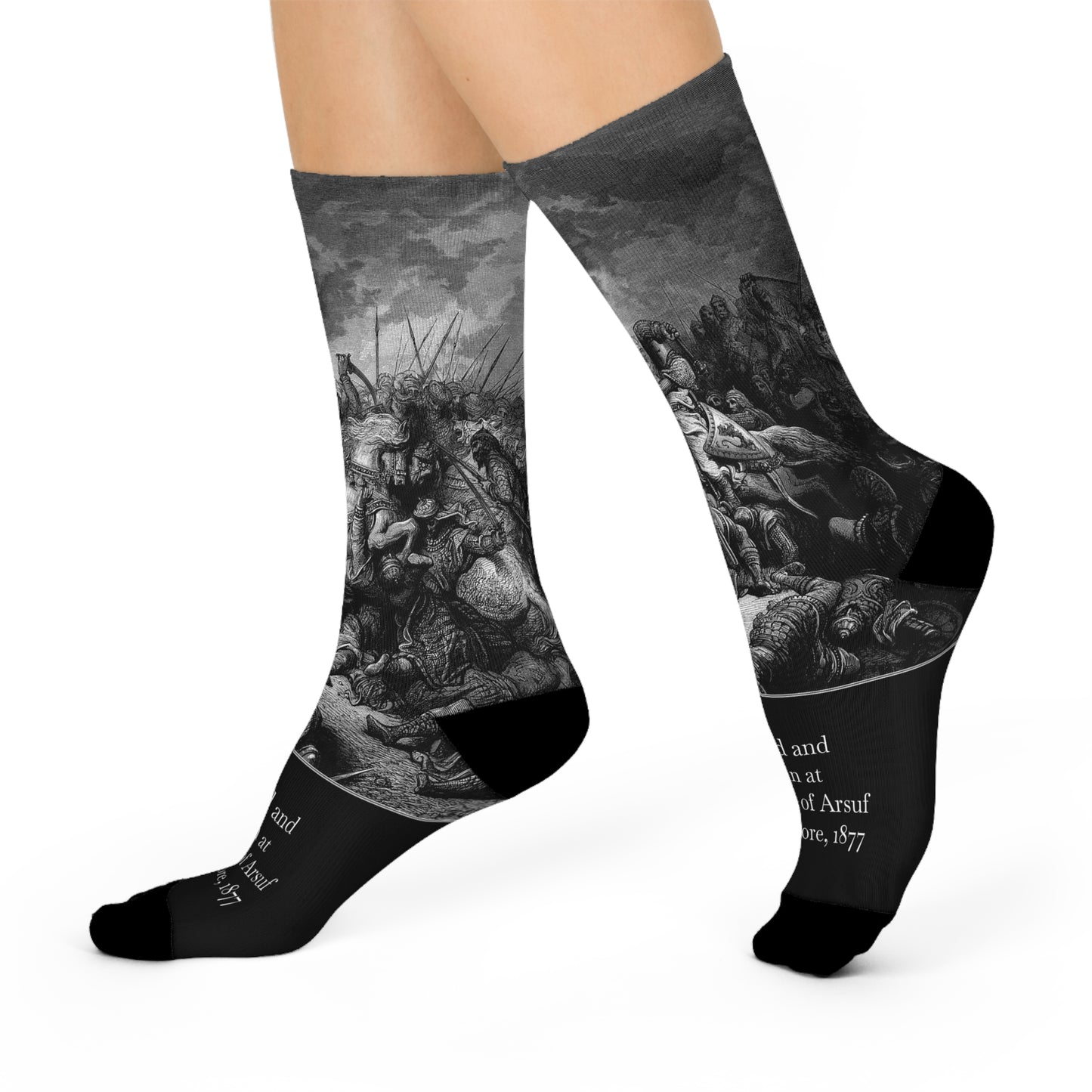 Richard and Saladin - Gustave Dore Cushioned Socks