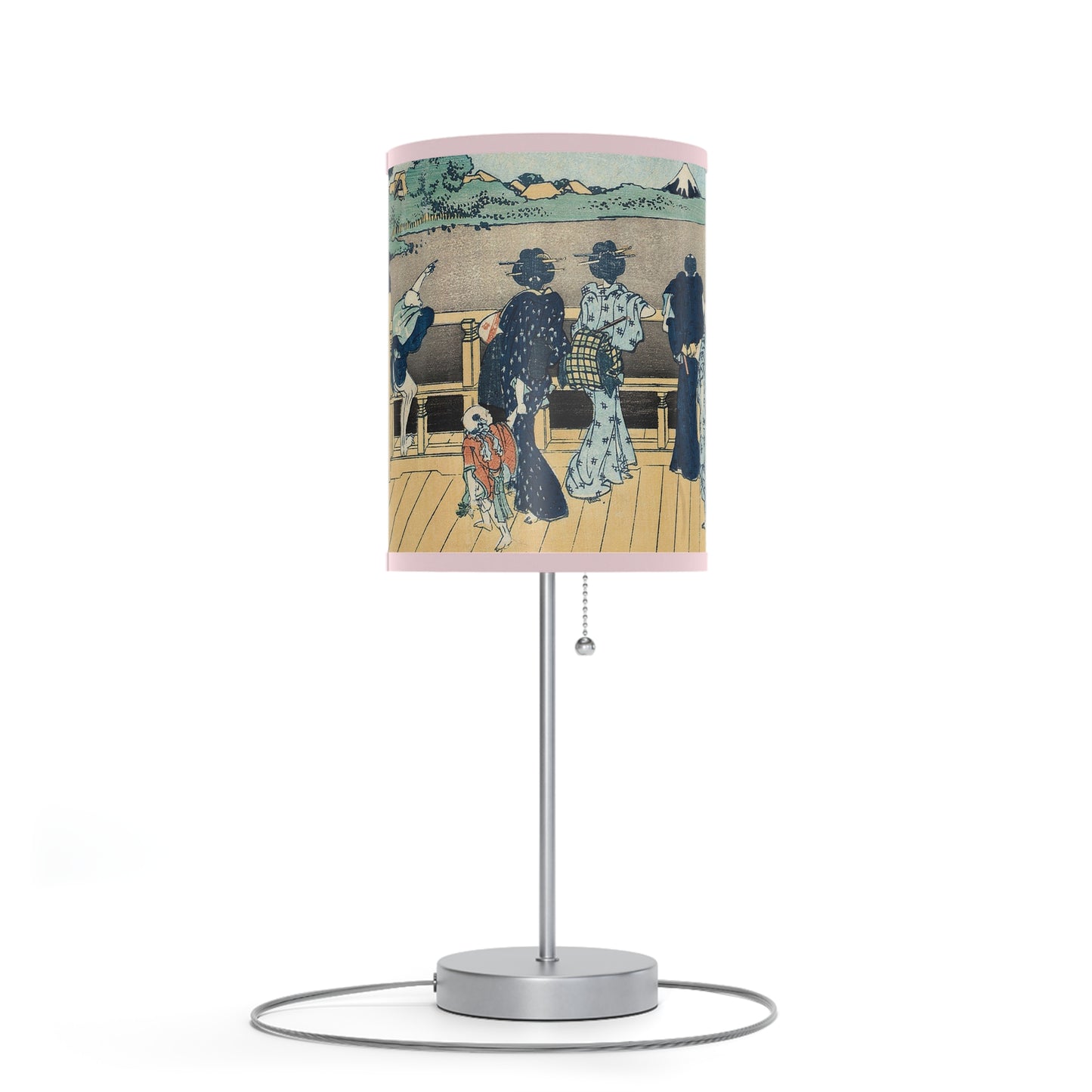 The Sazai Hall by Hokusai Japanese Lamp