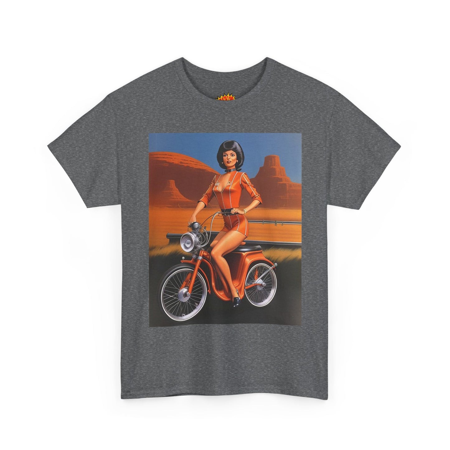 Retro Scooter Lady T-Shirt *Multiple Colors*