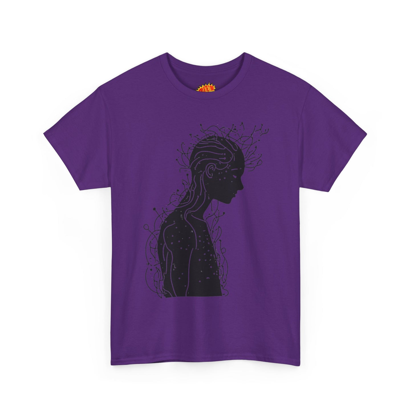 Human Silhouette Line Drawing Graphic Art Tee Shirt *Multiple Colors*