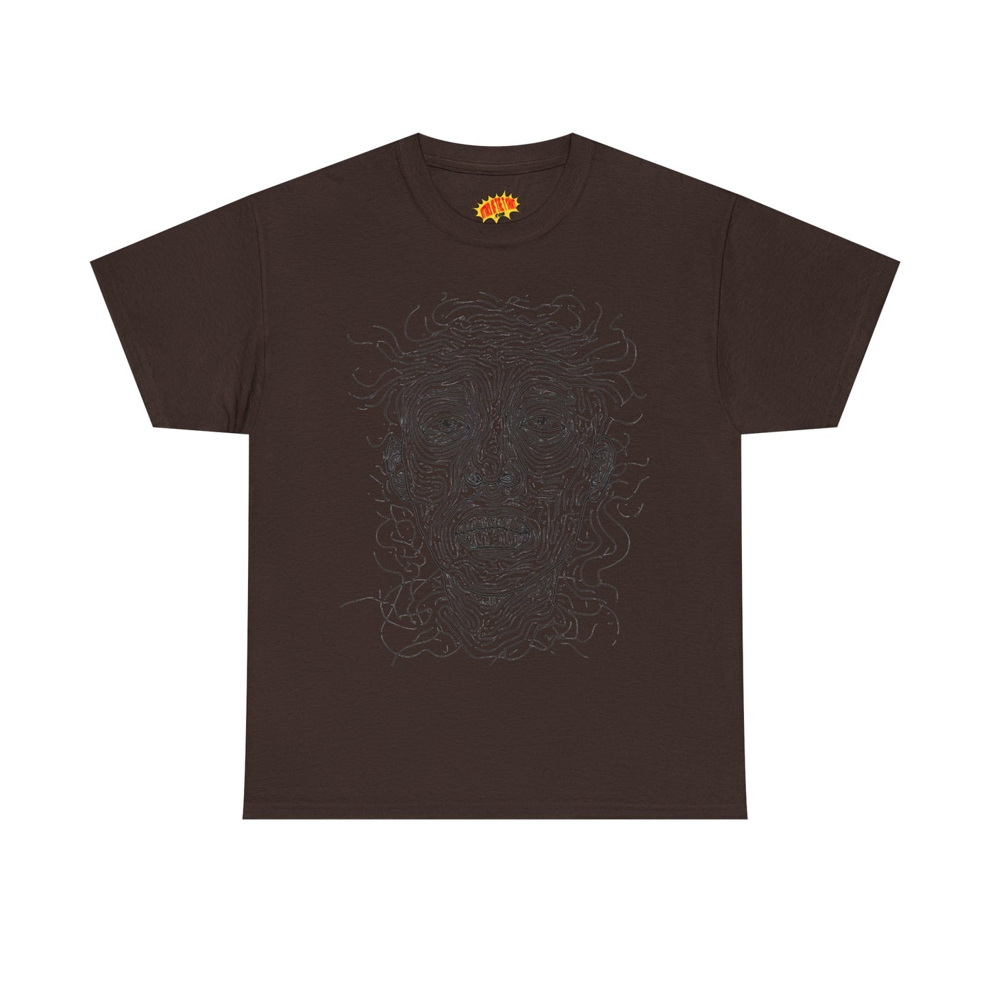 Graphic Line Art Portrait Tee Shirt *Multiple Colors*