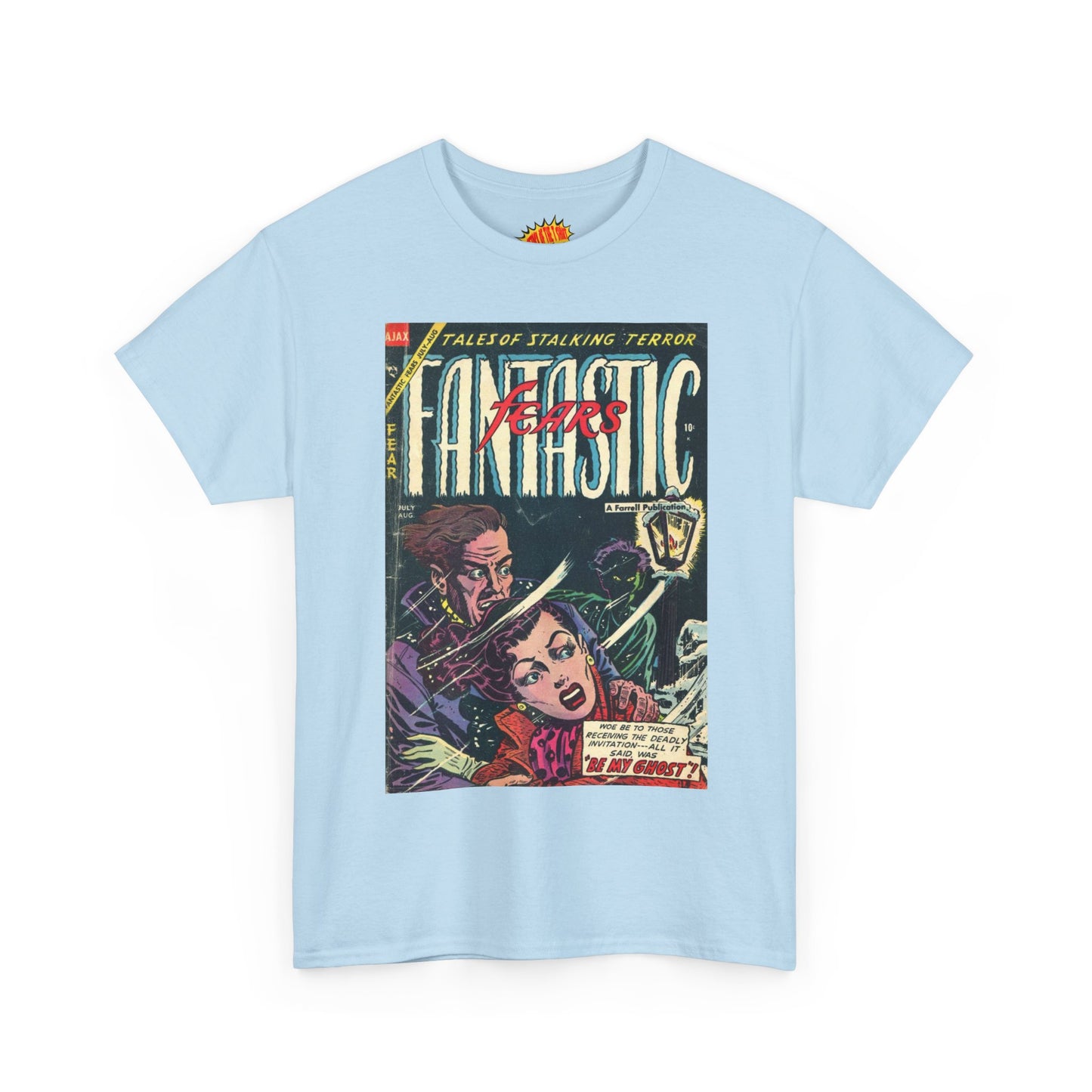 Fantastic Fears July - August Comic Tee Shirt *Multiple Colors*