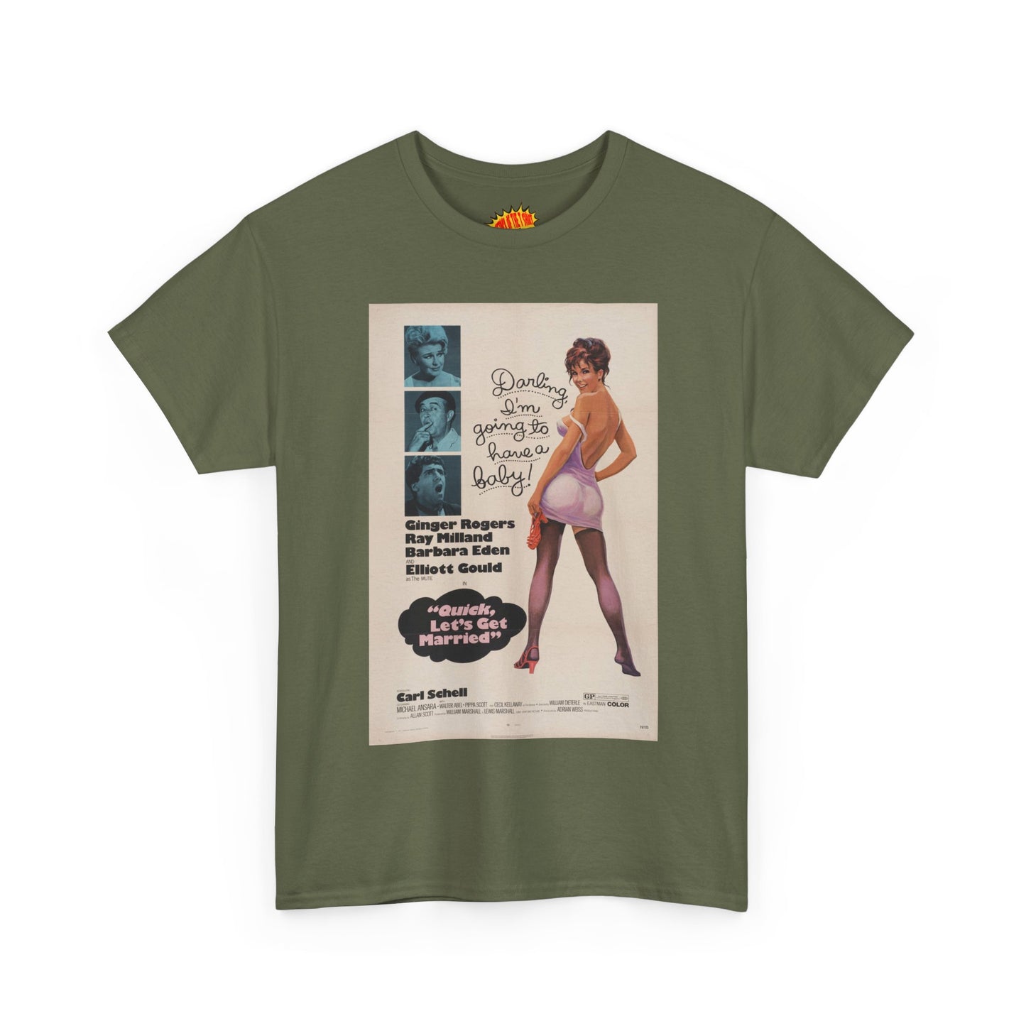 Quick, Let's Get Married Movie Poster T-Shirt *Multiple Colors*