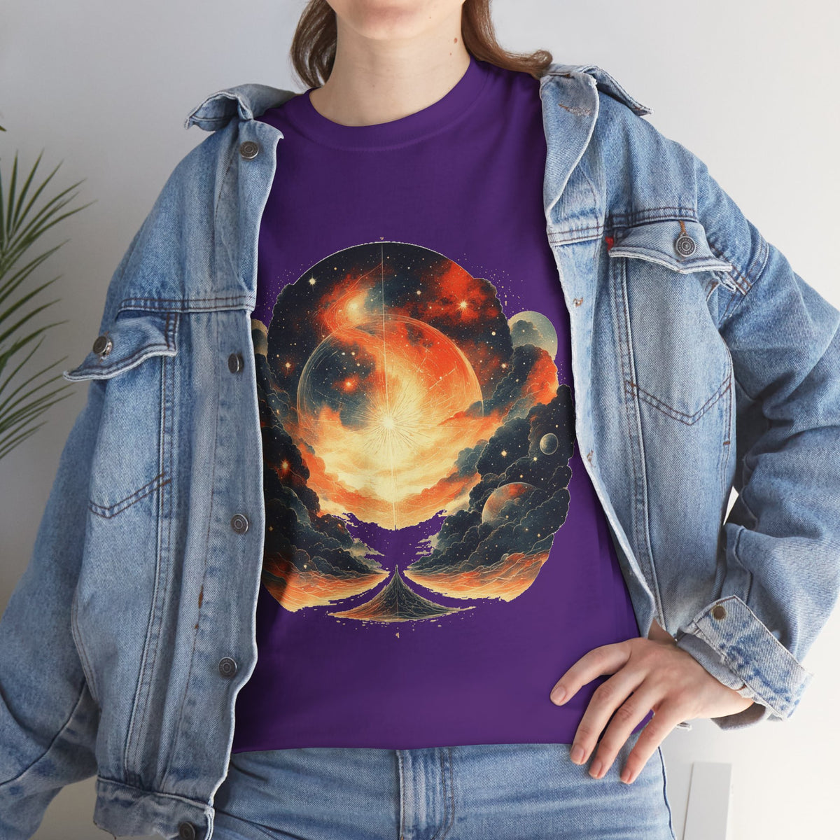 Moonscape w/Clouds Graphic Tee Shirt