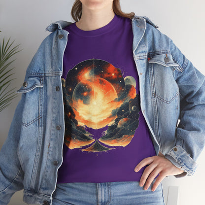 Moonscape w/Clouds Graphic Tee Shirt