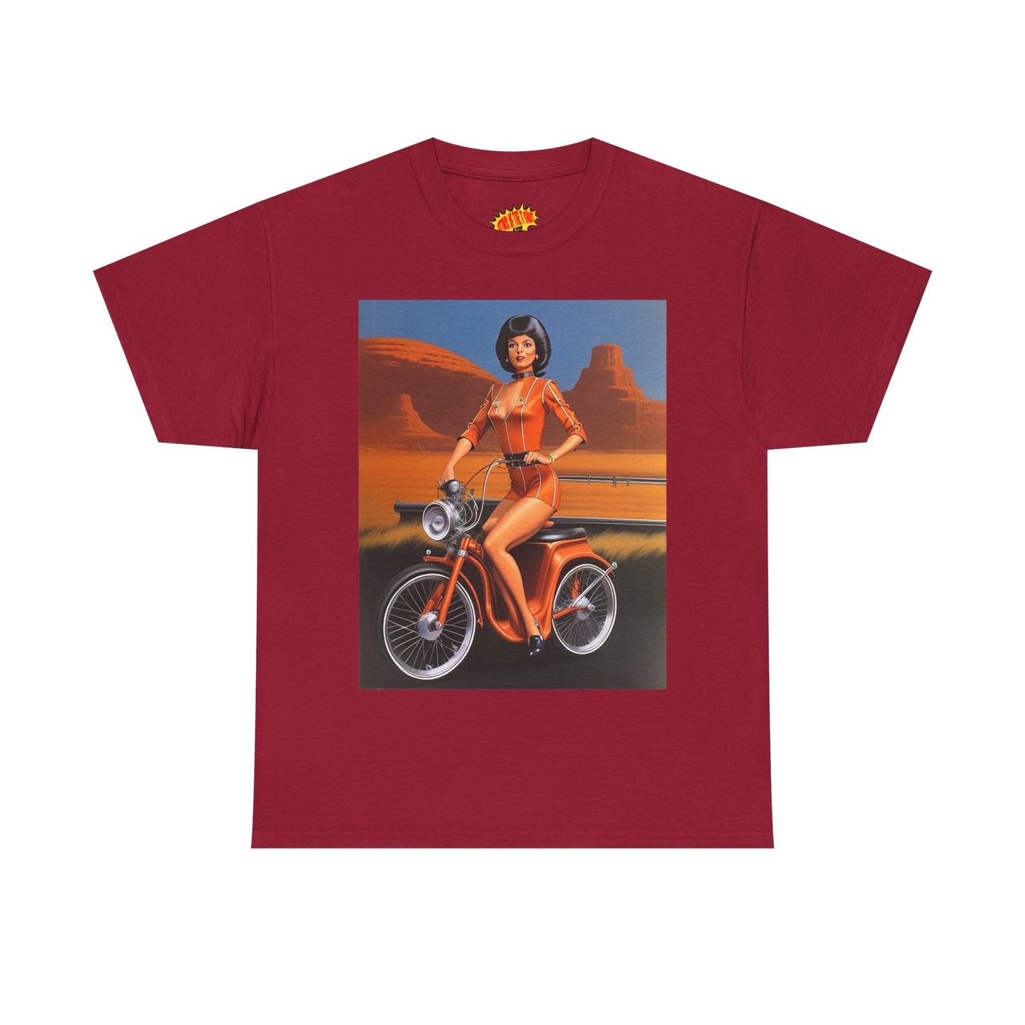 Retro Scooter Lady T-Shirt *Multiple Colors*