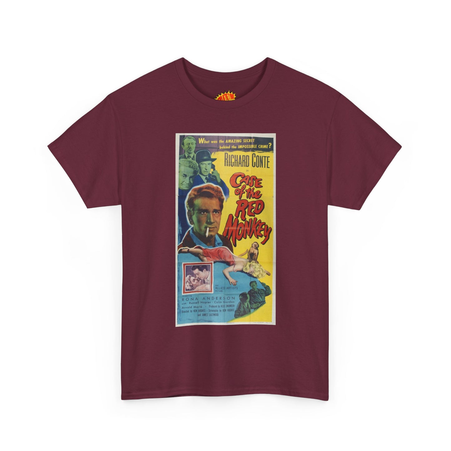 Case of the Red Monkey Movie Poster T-Shirt *Multiple Colors*