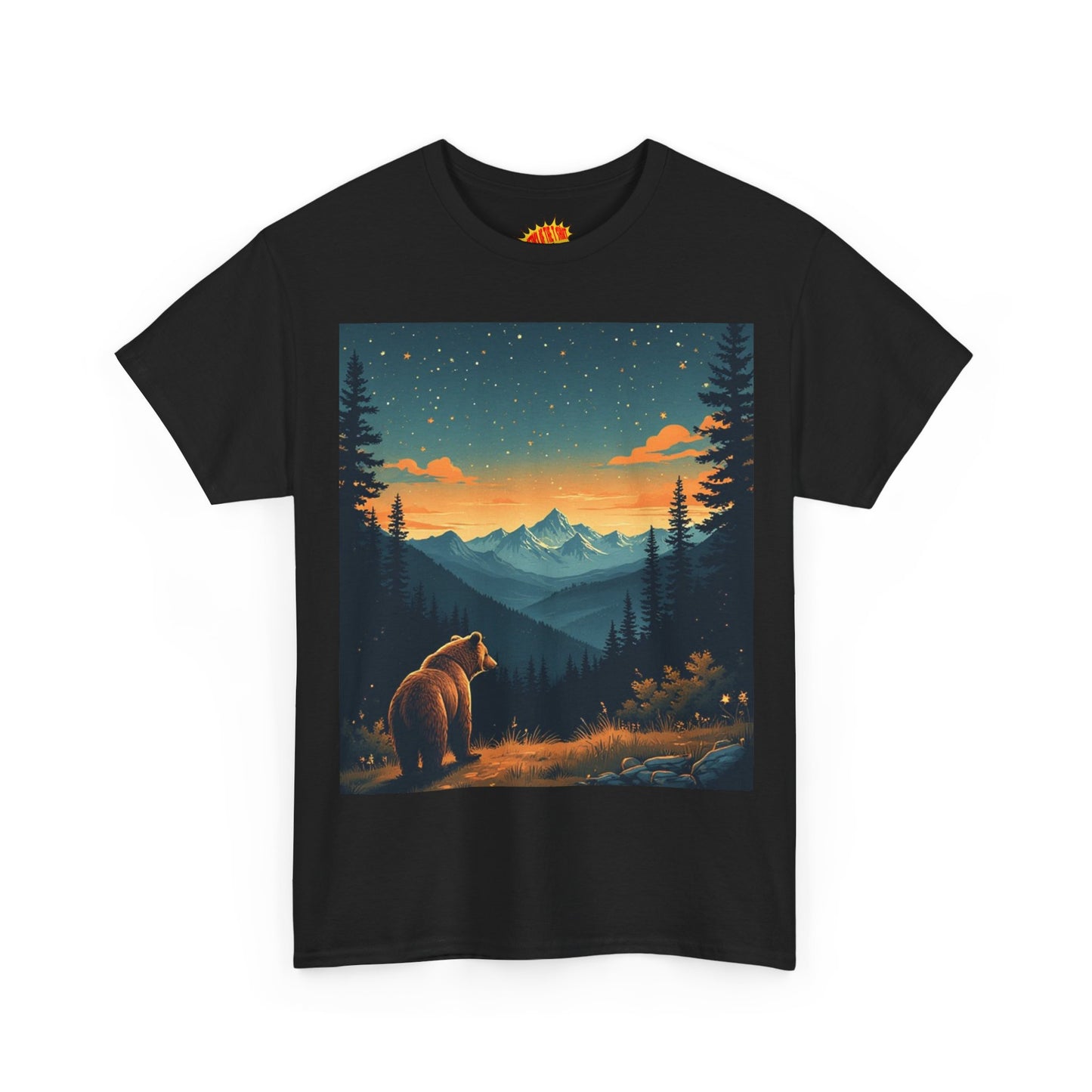 Mountain Bear Sunrise Scene T-Shirt *Multiple Colors*