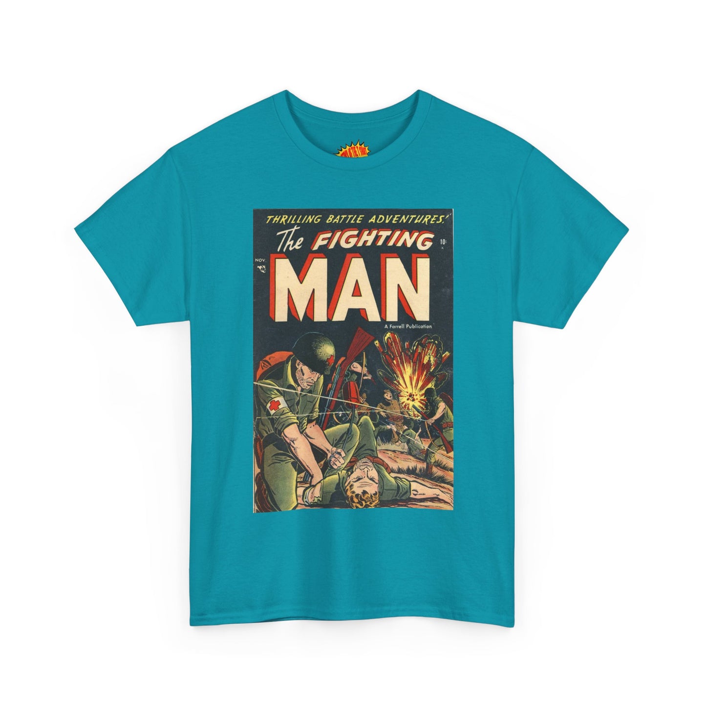The Fighting Man November Comic Tee Shirt *Multiple Colors*