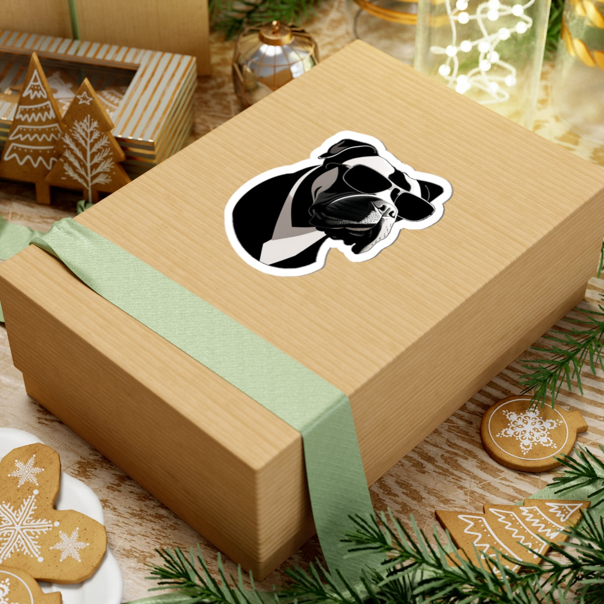 Dog with Sunglasses Stickers