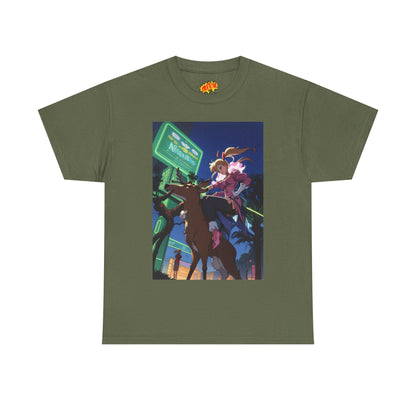 Anime Girl Deer Rider T-Shirt