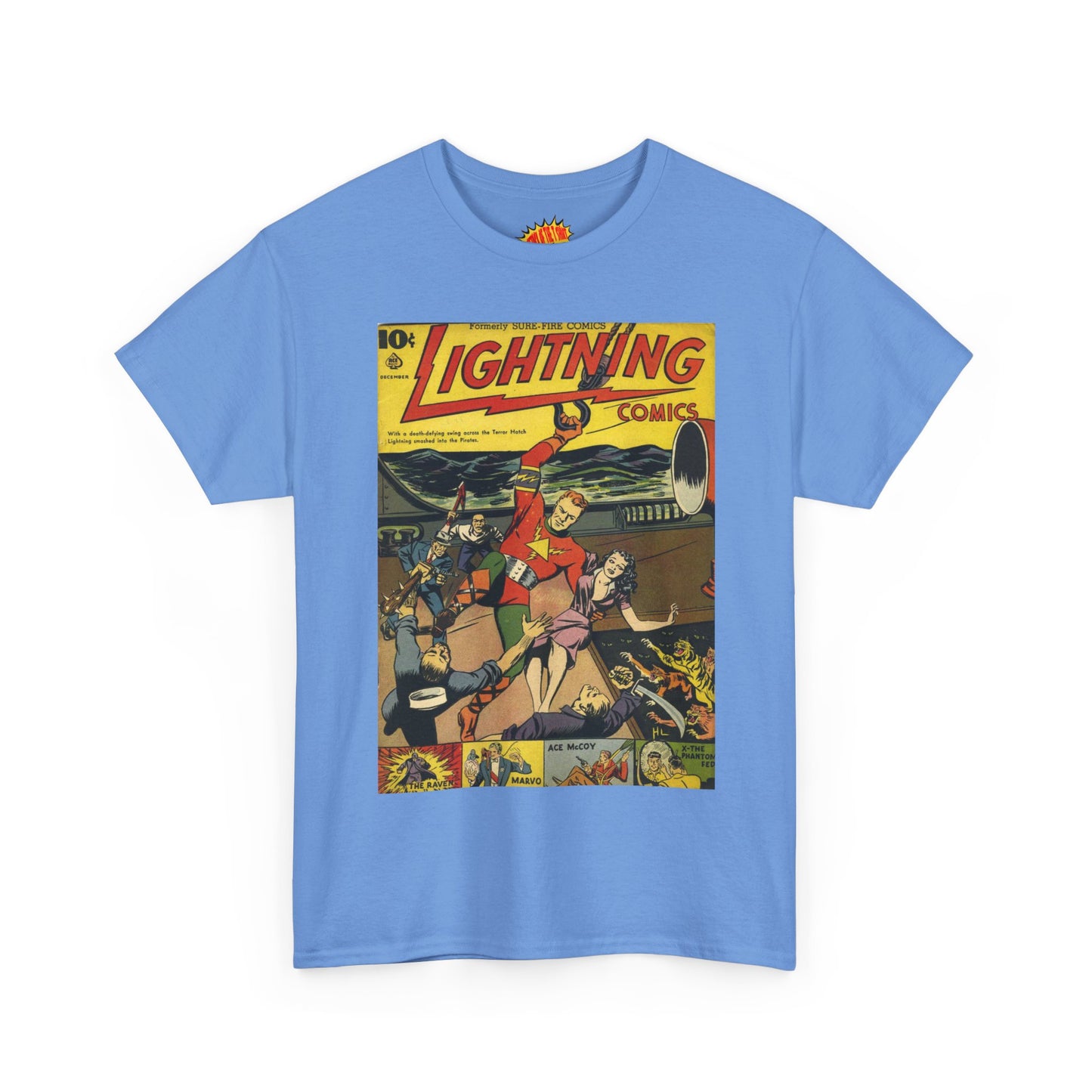 Lightning Comics December Comic Tee Shirt *Multiple Colors*