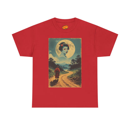 Walking Samurai w/Cloud Moon Woman T-Shirt