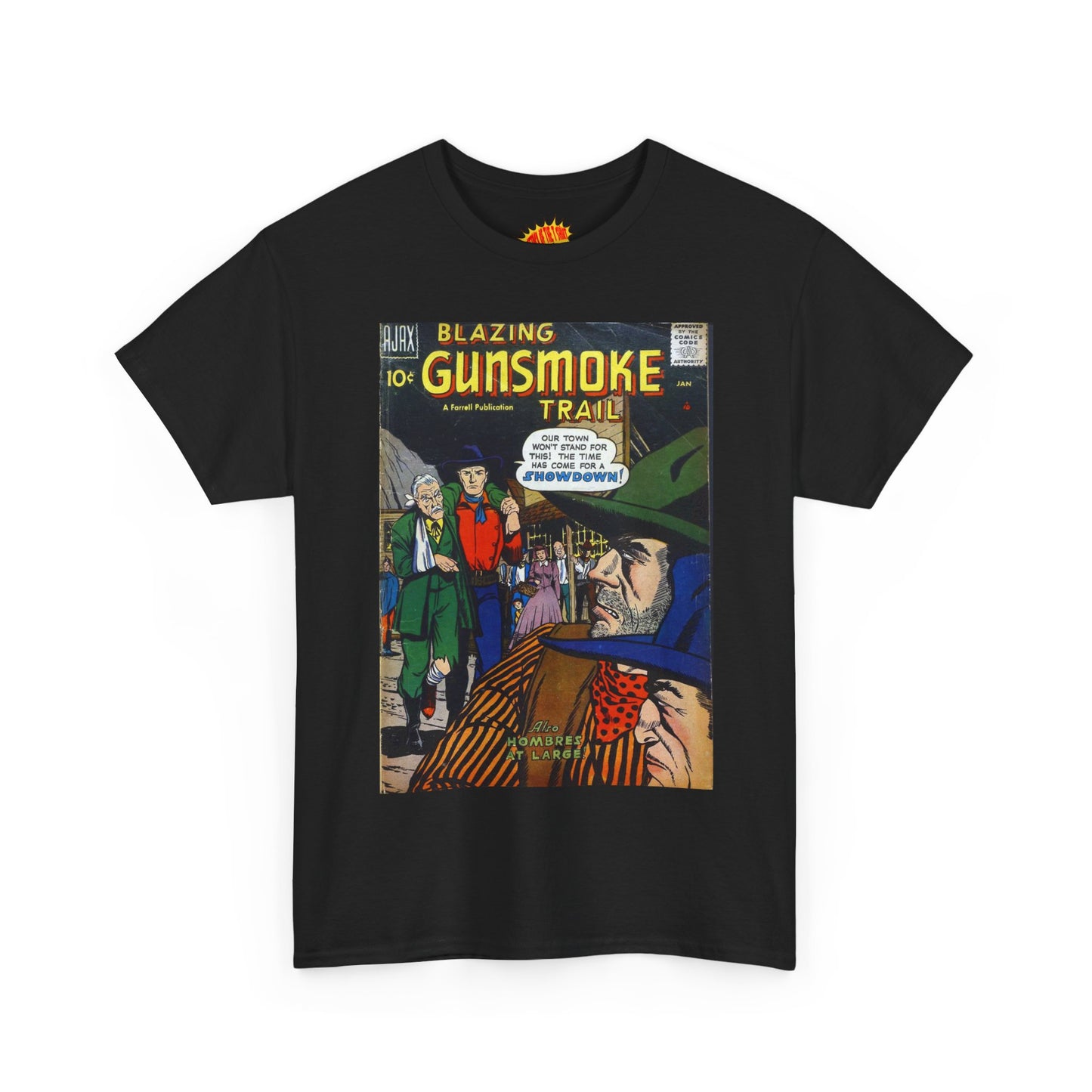 Gunsmoke Trail January Comic Tee Shirt *Multiple Colors*