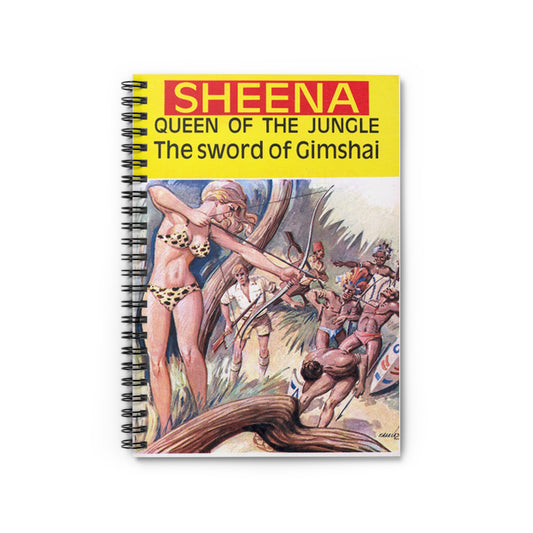 Sheena Queen of the Jungle Comic Book Cover Notebook