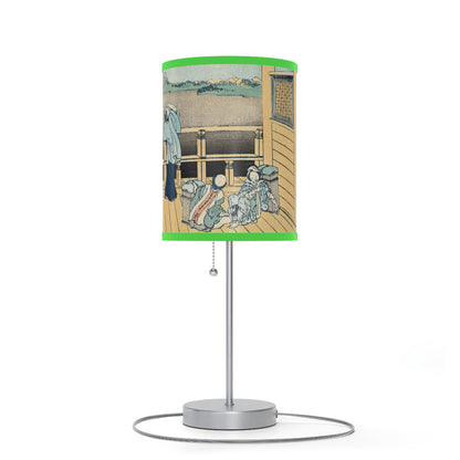 The Sazai Hall by Hokusai Japanese Lamp