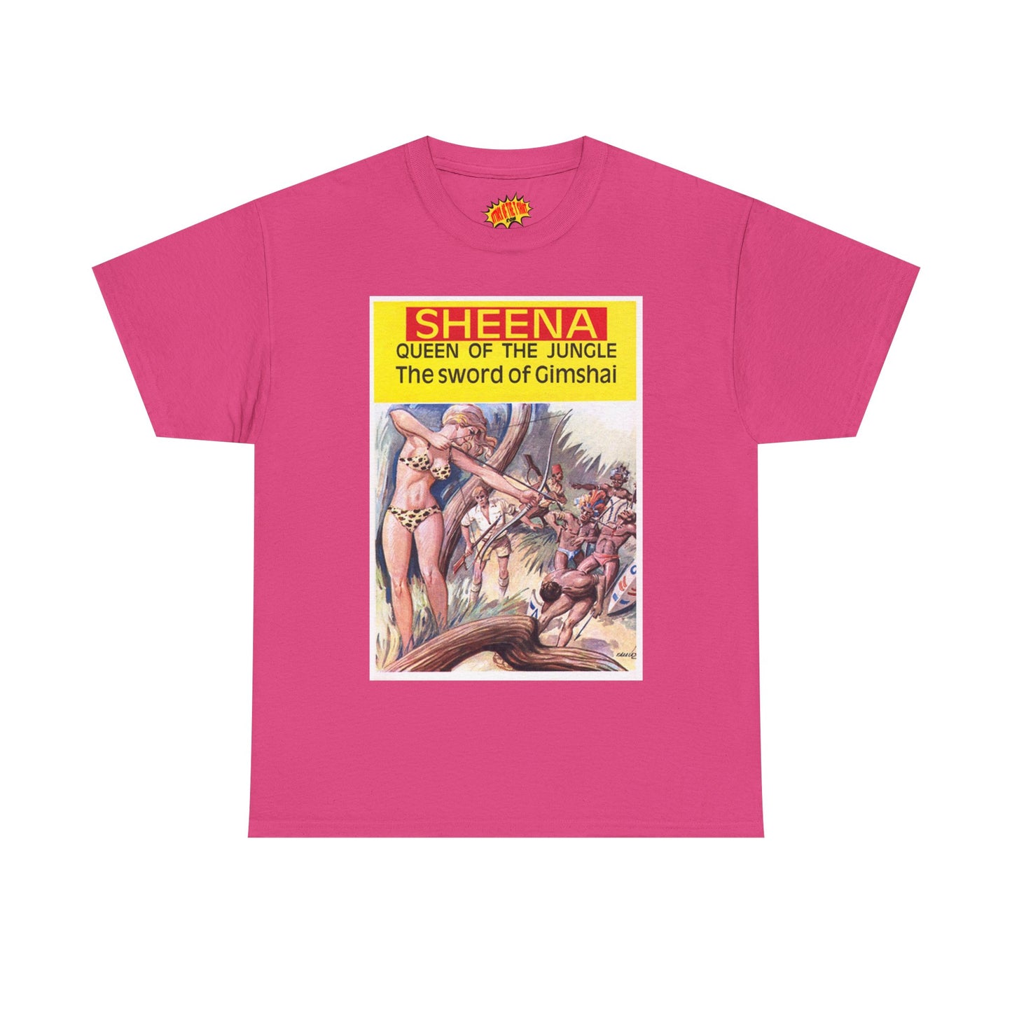 Sheena Queen of the Jungle Comic Tee Shirt *Multiple Colors*