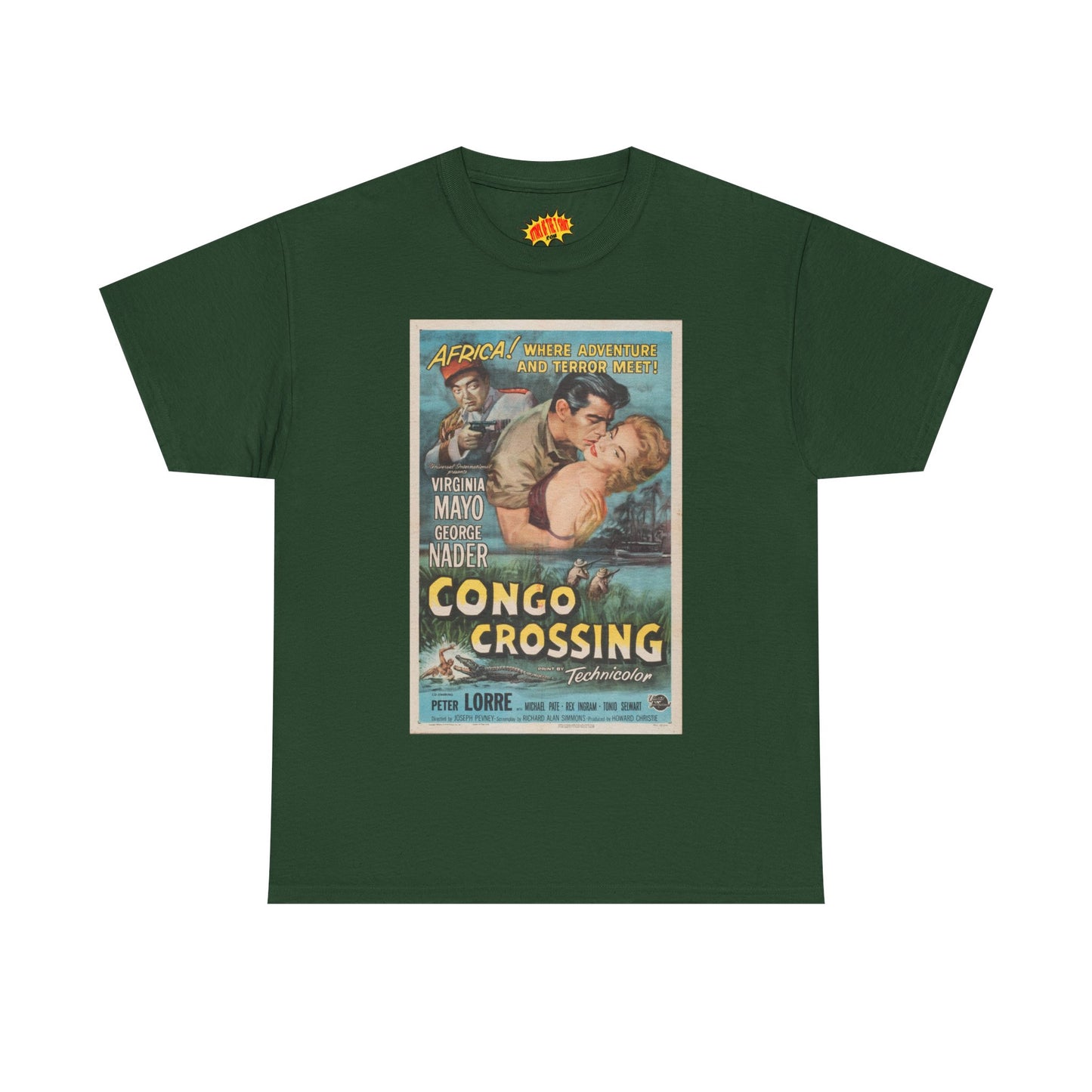 Congo Crossing Movie Poster T-Shirt *Multiple Colors*