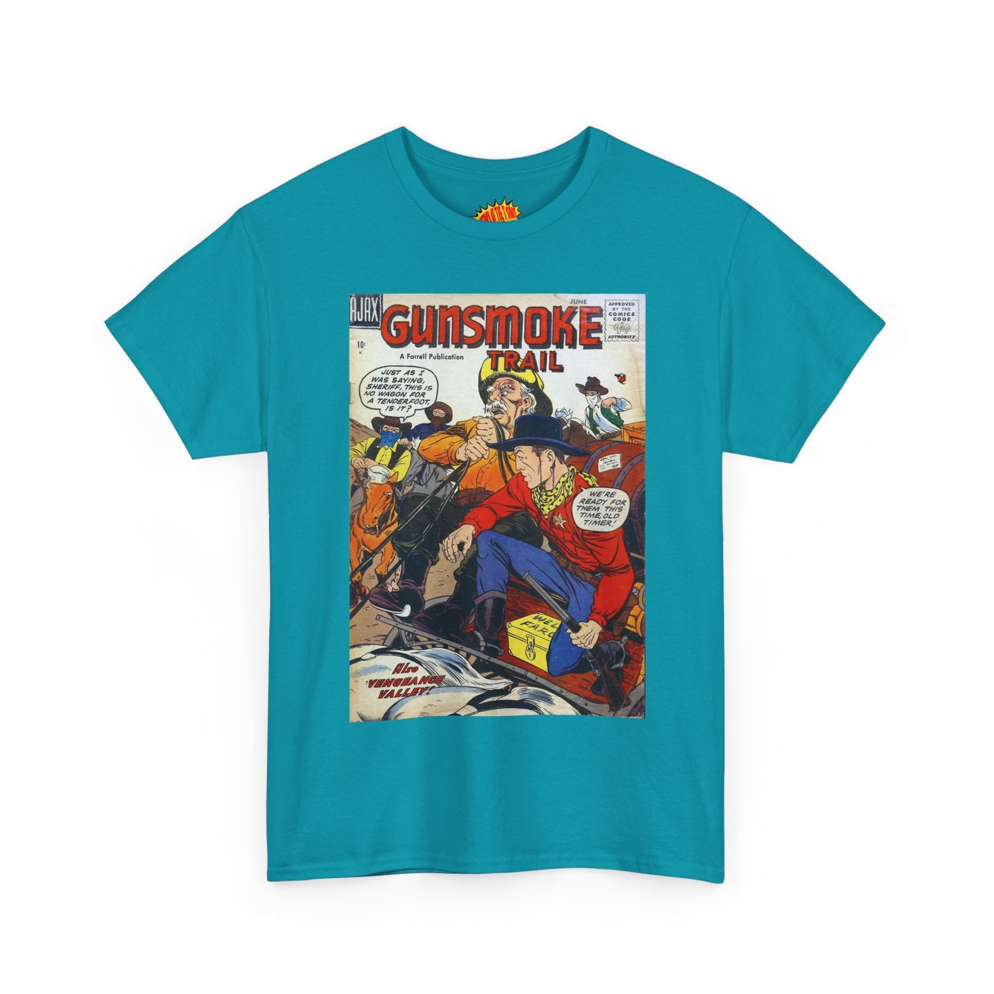 Gunsmoke Trail June Comic Tee Shirt *Multiple Colors*