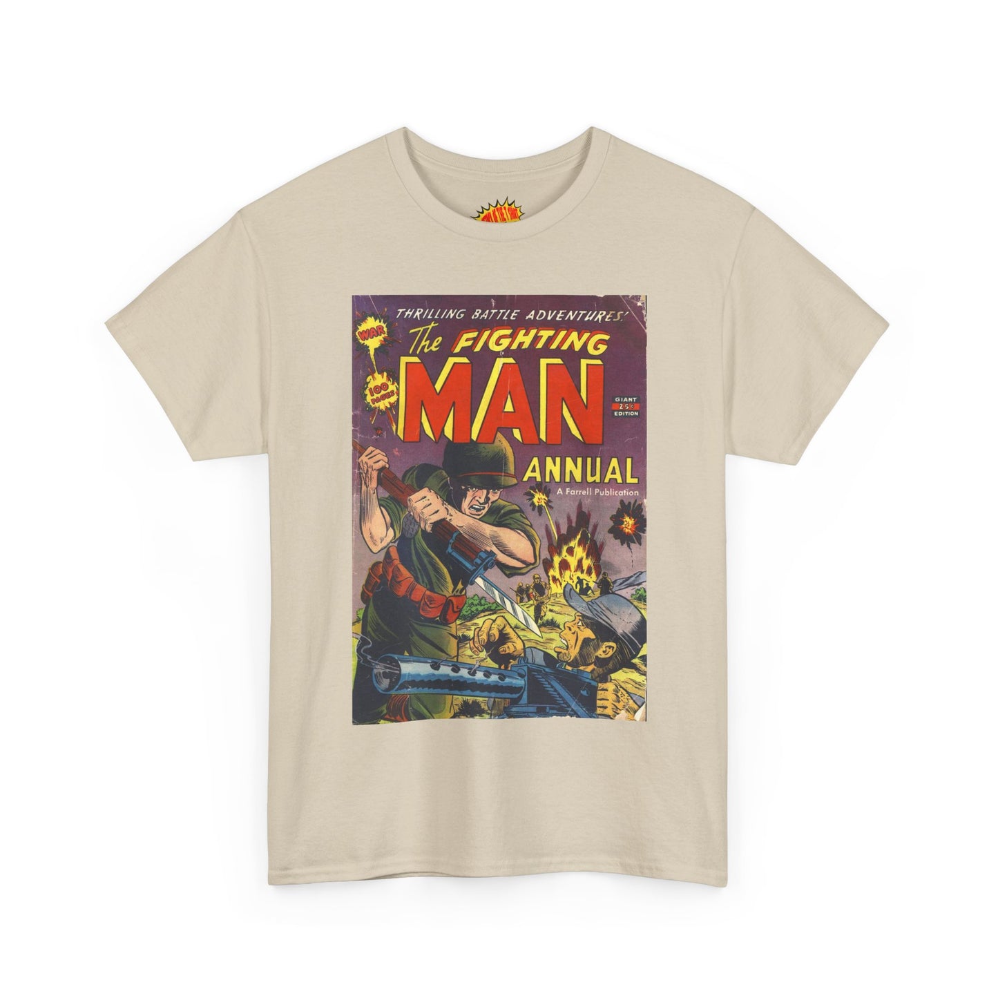 The Fighting Man Annual Comic Tee Shirt *Multiple Colors*
