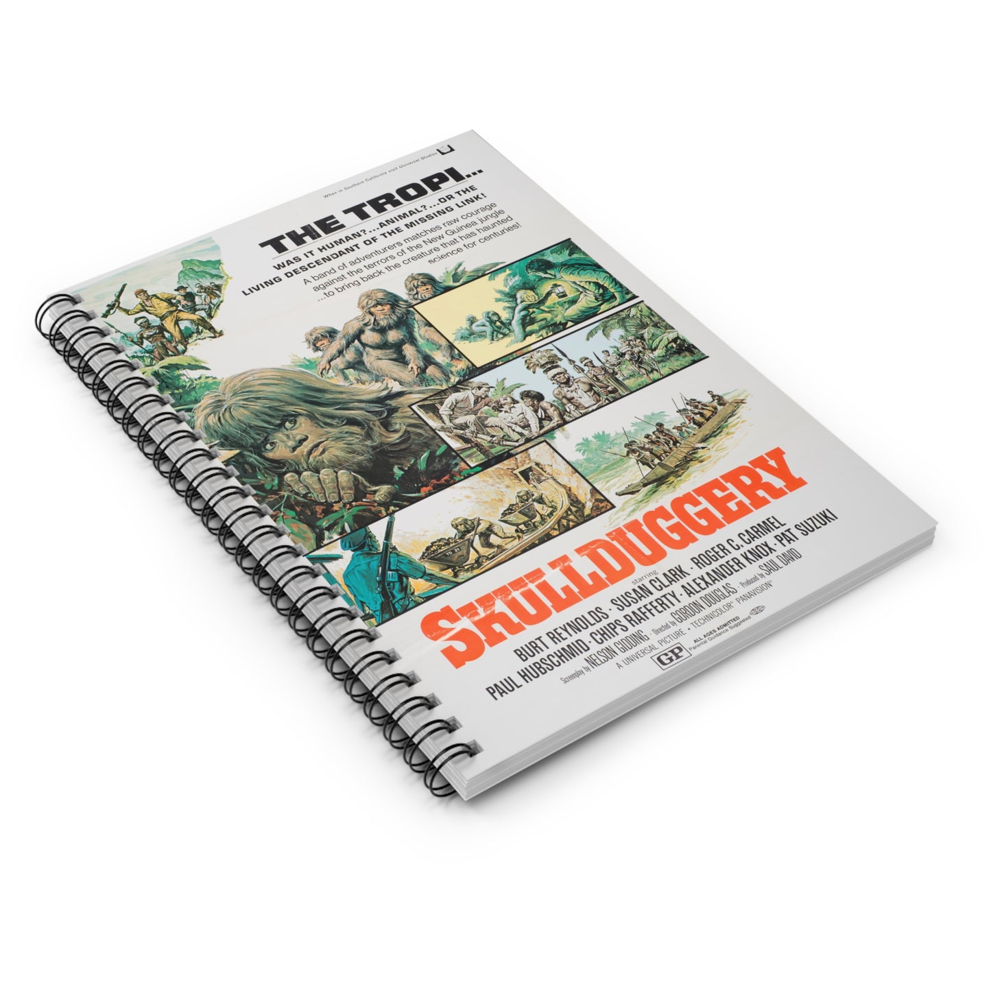 Skullduggery - Vintage Movie Poster Notebook