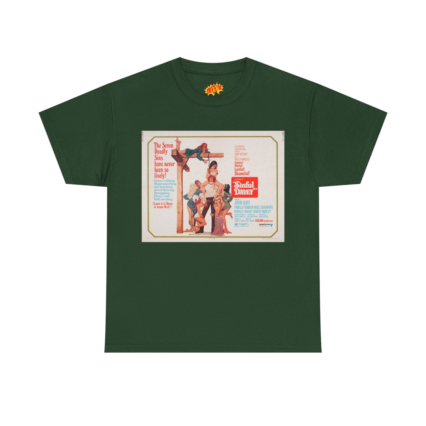 Sinful Davey Movie Poster T-Shirt *Multiple Colors*