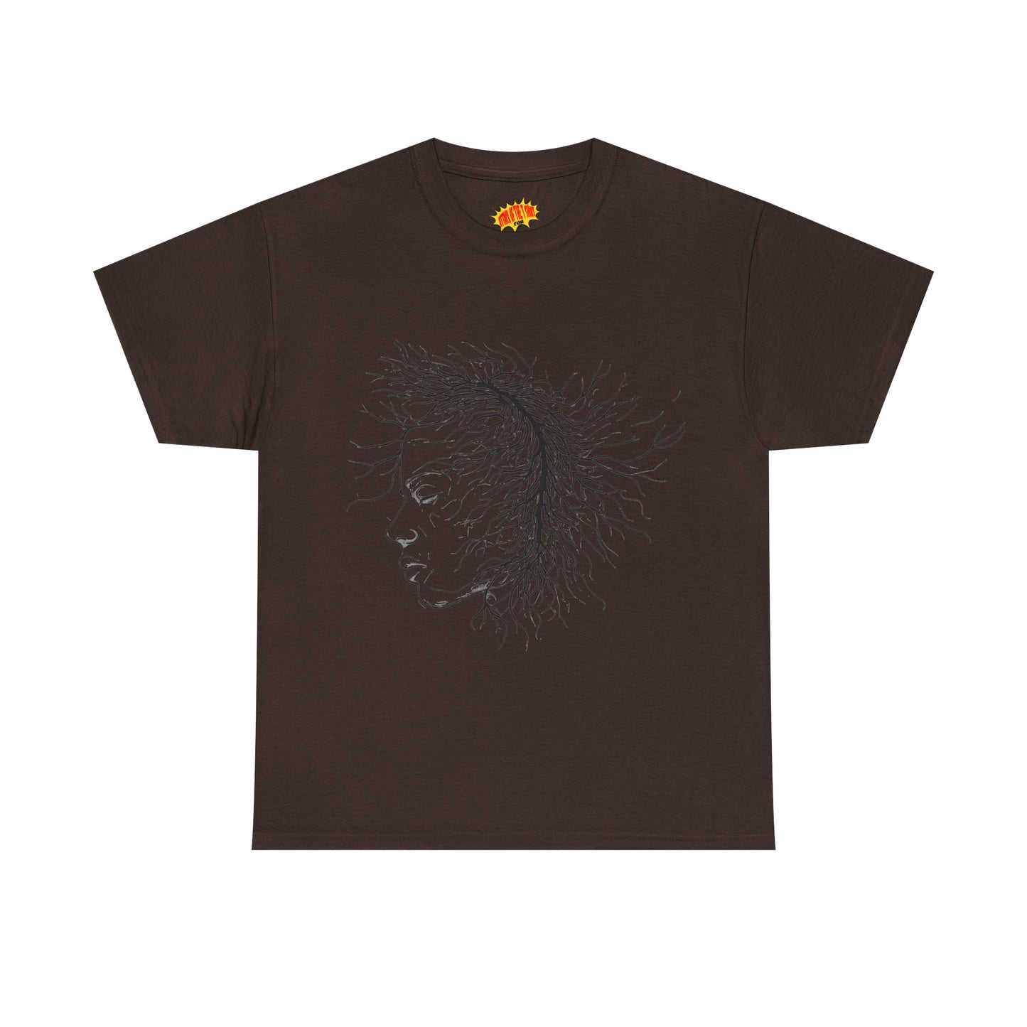Capillary Face Line Drawing Graphic Art Tee Shirt *Multiple Colors*
