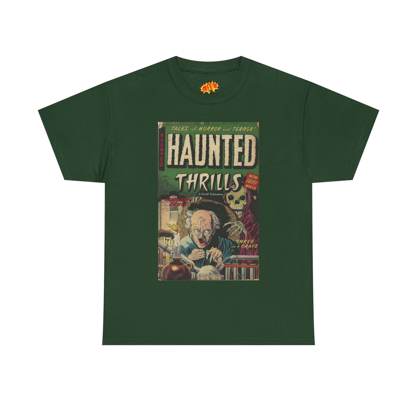 Haunted Thrills April Comic Tee Shirt *Multiple Colors*