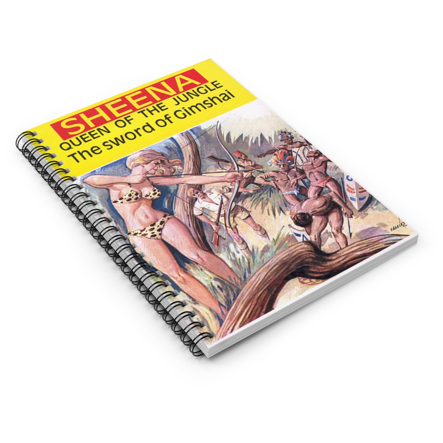Sheena Queen of the Jungle Comic Book Cover Notebook