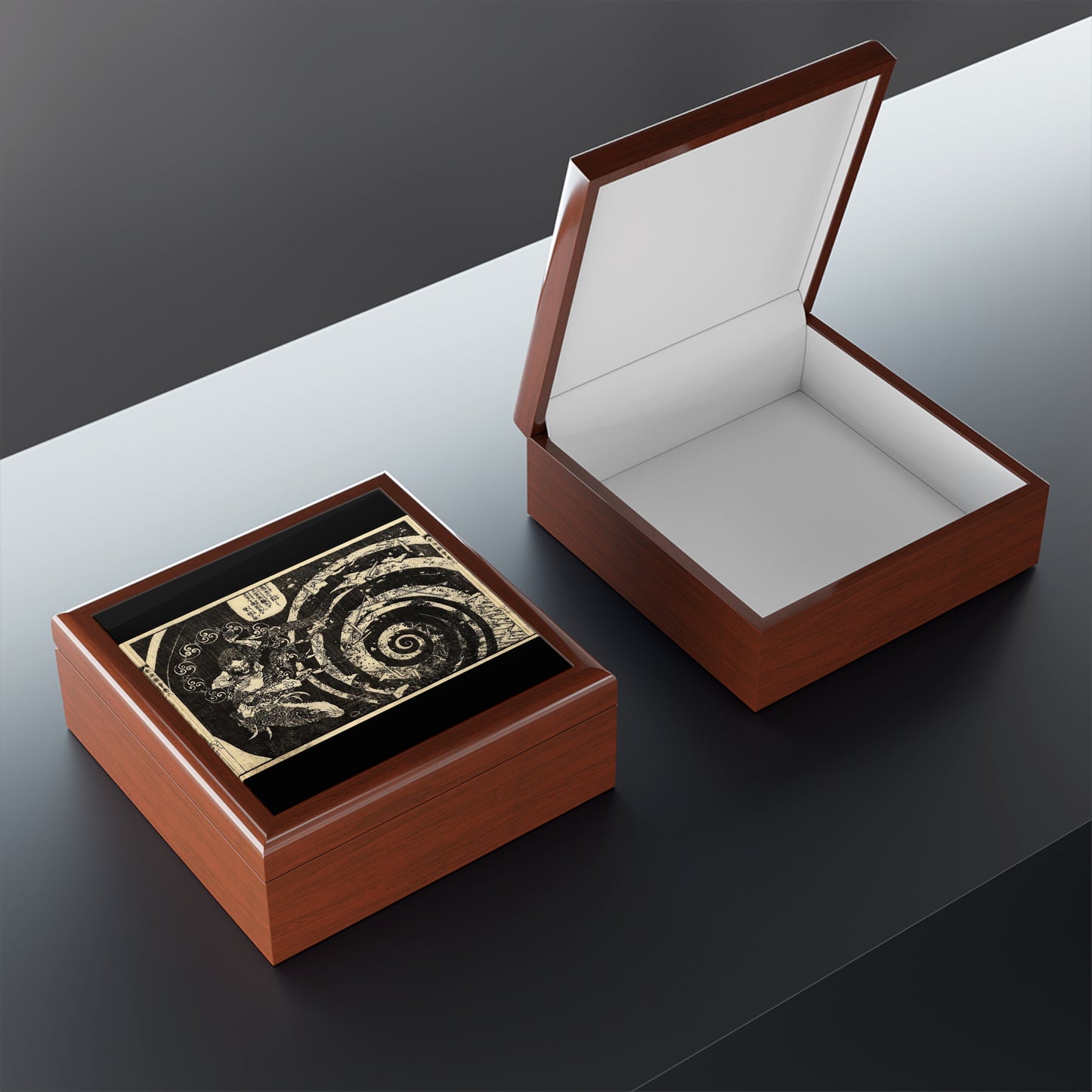 Hokusai Jewelry Box