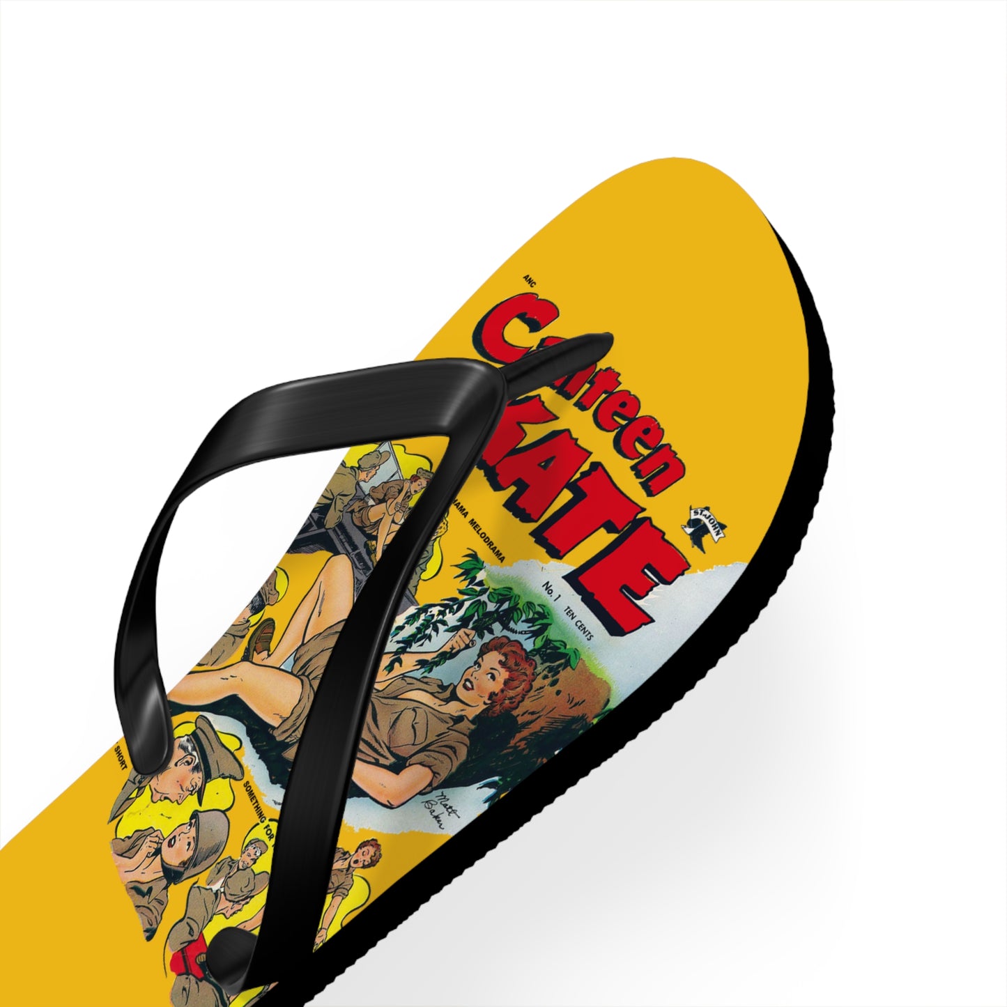 Canteen Kate #1 Flip Flops Yellow *Multiple Sizes Available*